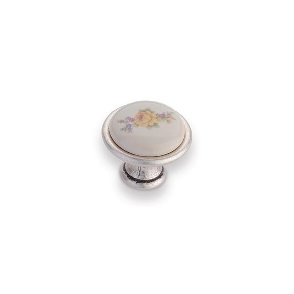 Hafele Yorkshire Jr. Düğme Kulp 29 mm Antik Gümüş Renk