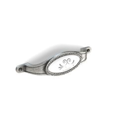 Hafele Betty 96mm Kulp, Antik Gümüş Renk