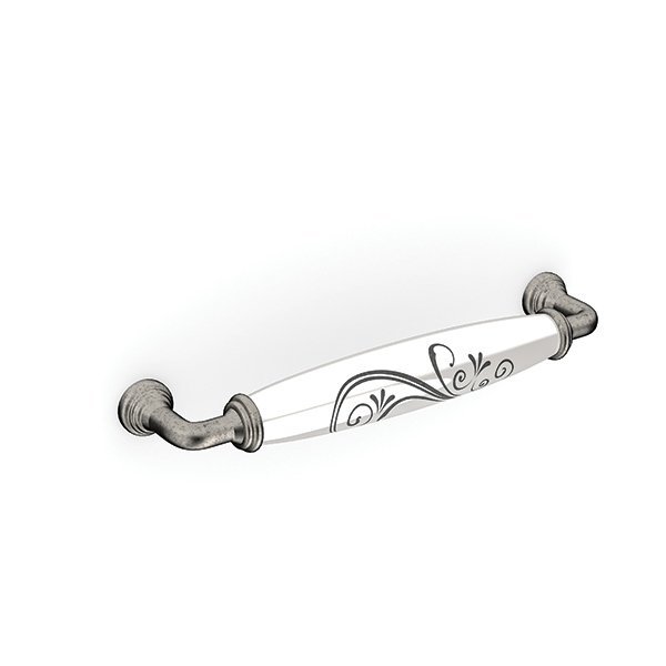 Hafele Violet 128mm Kulp, Antik Gümüş Renk