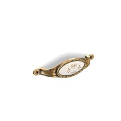 Hafele Clara 96mm Kulp, Antik Bronz Renk