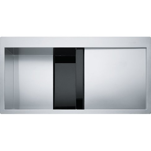 Franke Mythos CLV 214 Çelik Eviye, Sağ Damlalık Inox+Nero