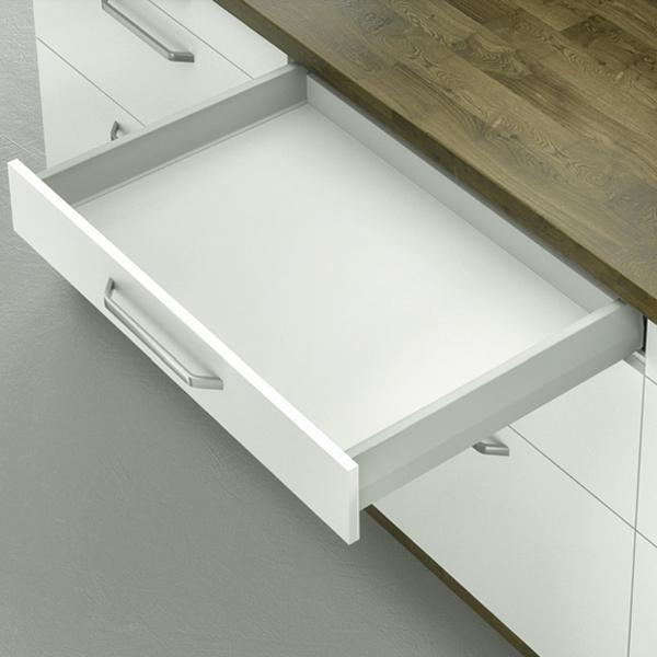 Hafele Matrix Box P, Bas-Aç Gri 18/450-1200mm - Vidalı
