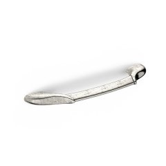 Hafele Flower 160mm Kulp, Antik Gümüş Renk