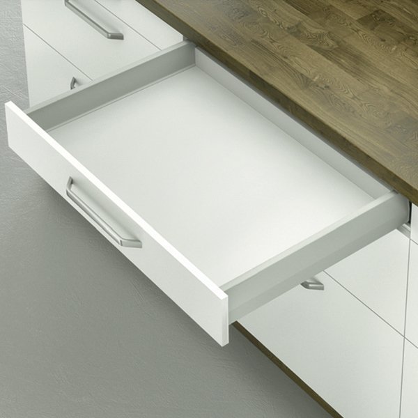 Hafele Matrix Box P, Bas-Aç Gri 18/450-1200mm - Dübelli