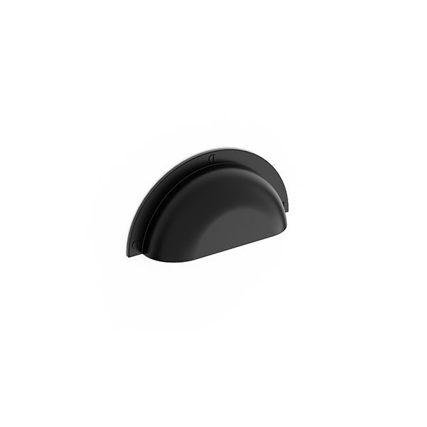 Hafele Lamont 64mm Kabuk Kulp, Mat Siyah Renk