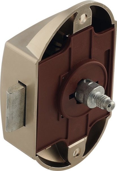 Hafele Basmalı İspanyolet Kilit 25mm, Nikel Renk