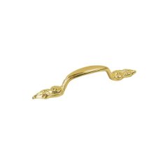 Hafele Glorya 96mm Kulp, Parlak Pirinç Renk