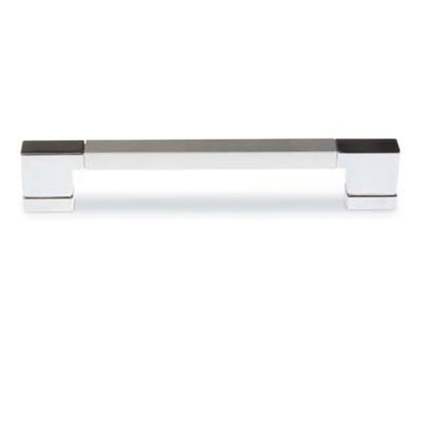 Hafele Rauma 128mm Kulp, Mat-Parlak Krom