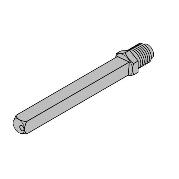 Hafele Çift Taraflı Mil, 8x125mm