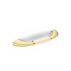 Hafele Jenna 128mm Kulp, Parlak Pirinç Renk