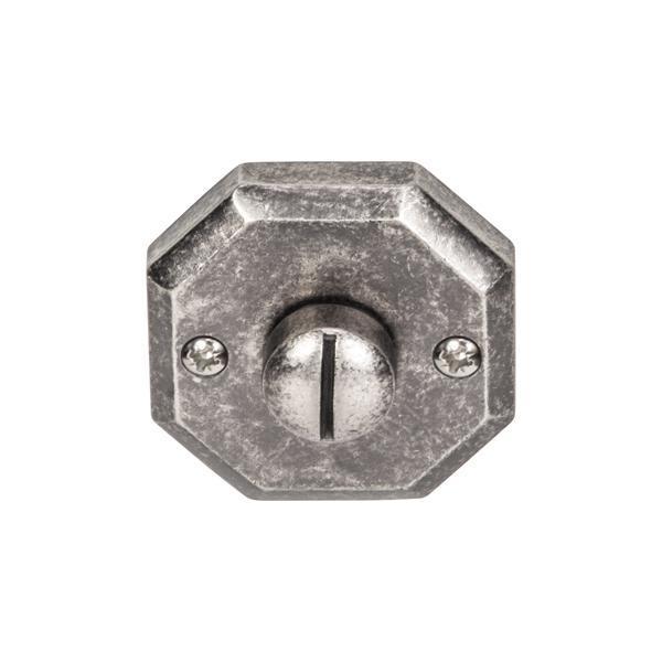 Hafele Köşeli Wc Kapı Kolu Rozeti 52mm, Antik Gümüş Renk