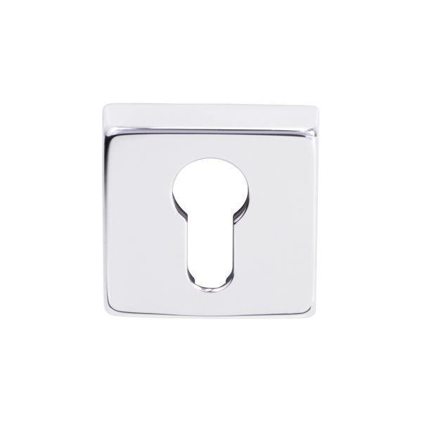 Hafele Kare Barelli Kapı Kolu Rozeti 50mm, Parlak Krom Renk
