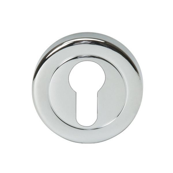 Hafele Yuvarlak Barelli Kapı Kolu Rozeti 52mm, Parlak Krom Renk