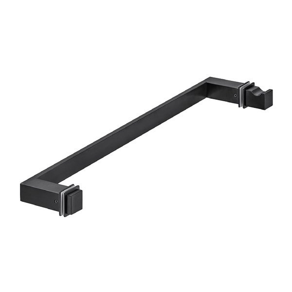 Hafele Kare Cam Kapı Çekme Kol 450mm Grafit Siyah Renk
