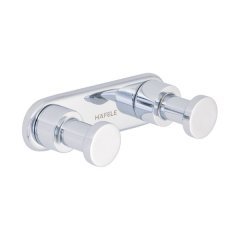 Hafele Abstract İkili Banyo Askılığı, Parlak Krom Renk