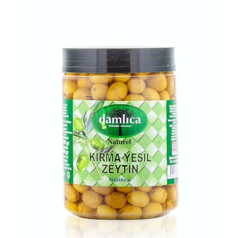 1Lik Kırma Yeşil Zeytin (YENİ MAHSÜL HAFİF ACI)
