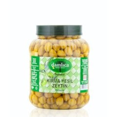 2 Lik Kırma Yeşil Zeytin (YENİ MAHSÜL HAFİF ACI)