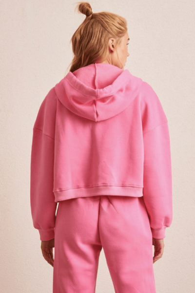 LA Baskılı Eşofman Takım - Pembe