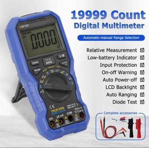 Owon OW18D El Tipi Multimetre True RMS 4 1/2 Digit