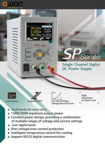Owon SP6053 DC Güç Kaynağı 60V/5A 300W