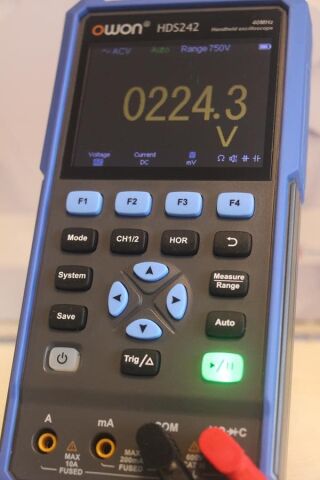 Owon HDS242 40MHz El Tipi Osiloskop-Multimetre