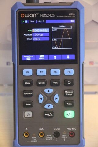 Owon HDS242S 40MHz El Tipi Osiloskop-Mult-FonkJen