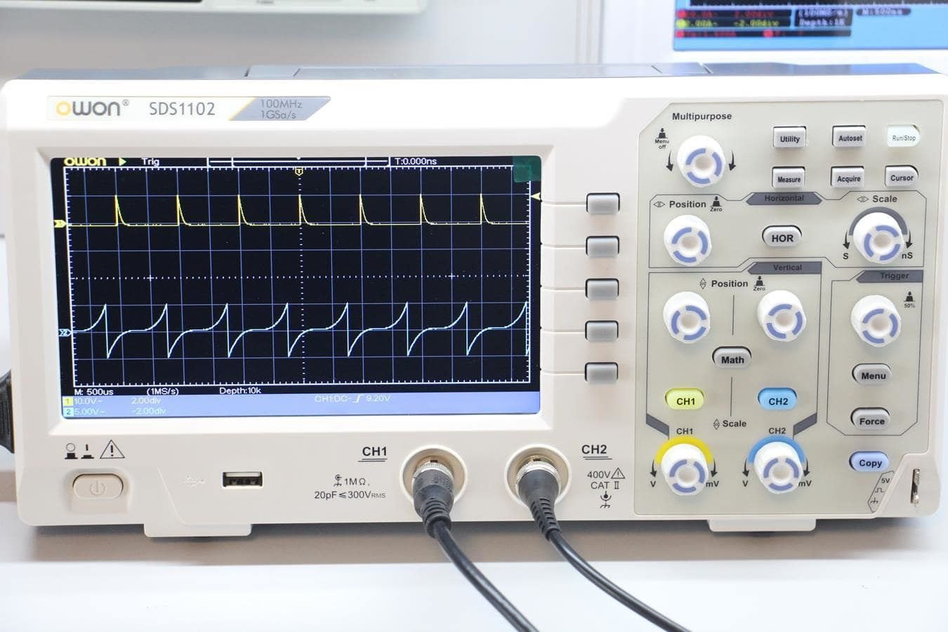 Owon SDS1102 Osiloskop 100MHz 2 Kanal