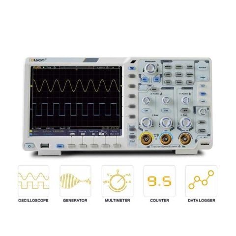Owon XDS3202E Osiloskop 200MHZ 2 Kanal 8'' Decode