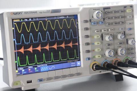 Owon XDS3204AE Dijital Osiloskop 200 MHZ 4 Kanal 14bit
