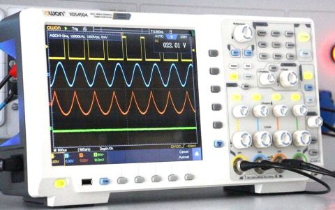 Owon XDS4504 Dij. Osiloskop 4 Kanal 500 MHz 10,4''Full Paket