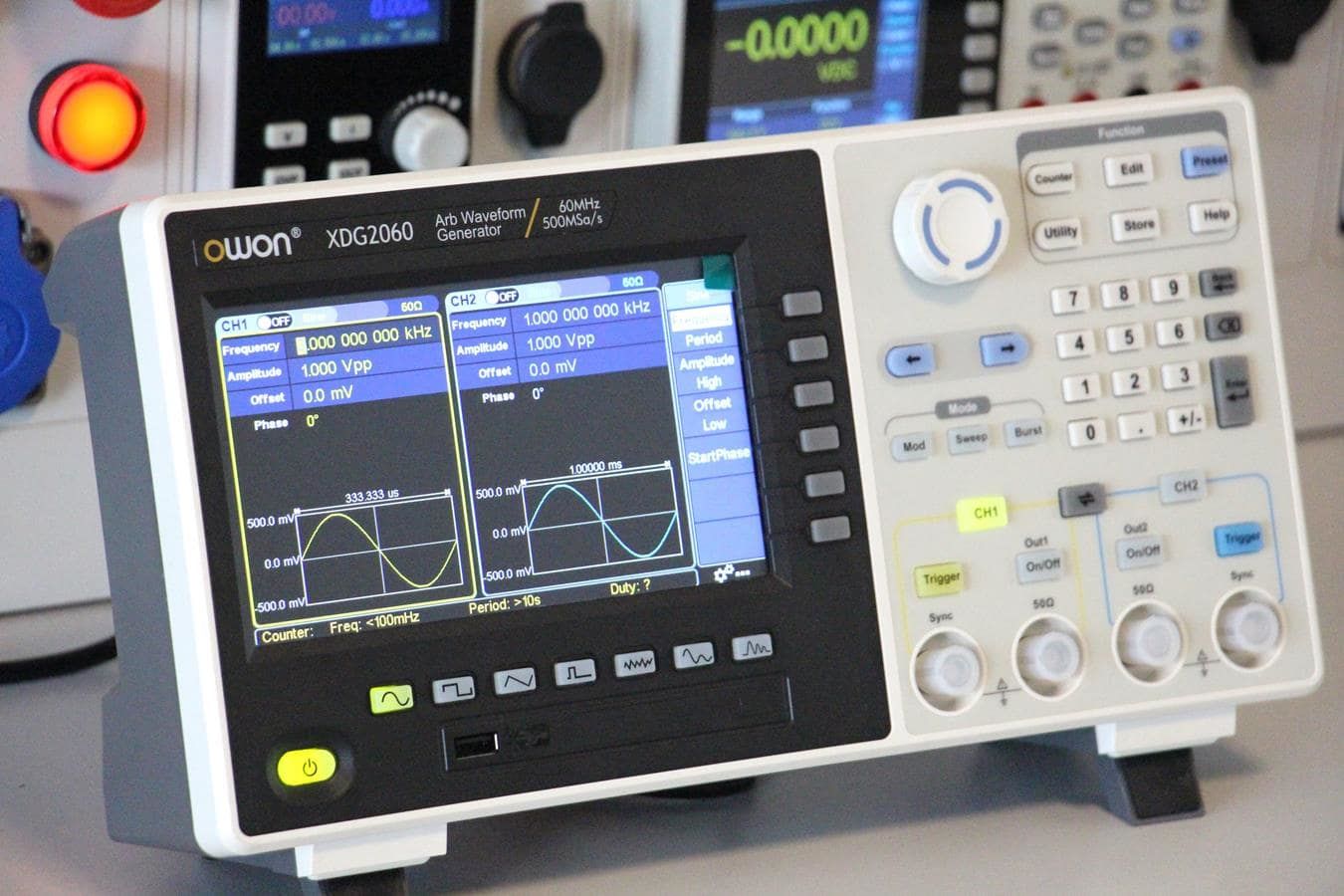 Owon XDG2060 60MHz 2 Kanal Arbitrary Fonksiyon Jeneratörü