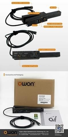 Owon OC5010 Akım Probu AC/DC  0.05A - 100A