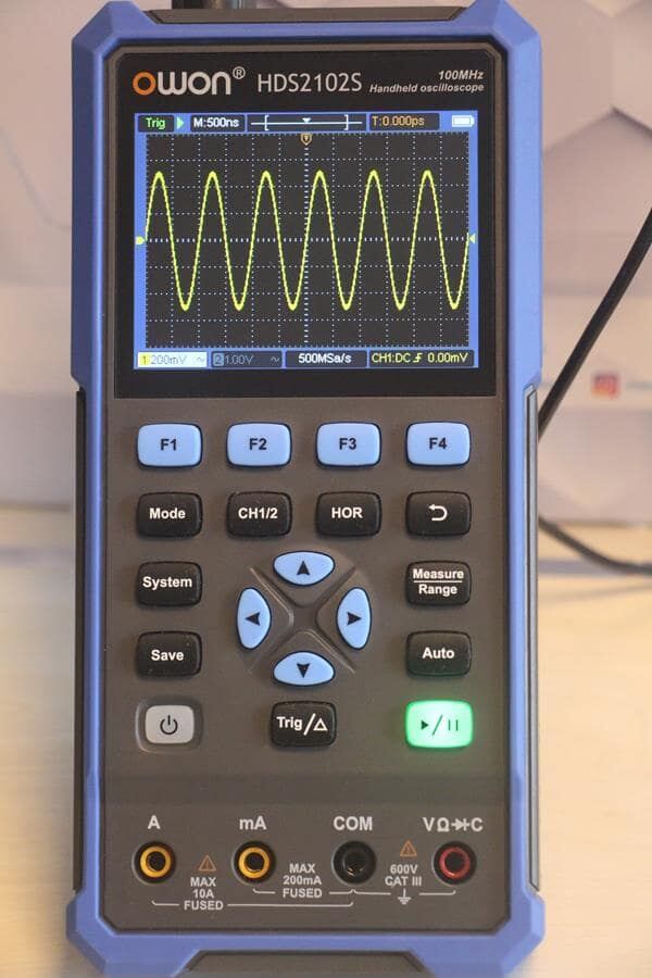 Owon HDS2102S 100 MHz El Tipi Osiloskop-Mult-FonkJen