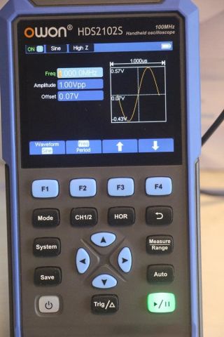 Owon HDS2102S 100 MHz El Tipi Osiloskop-Mult-FonkJen
