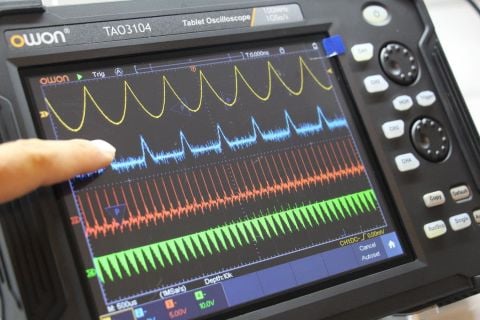 Owon TAO3104 Tablet Osiloskop 4 Kanal 100MHz
