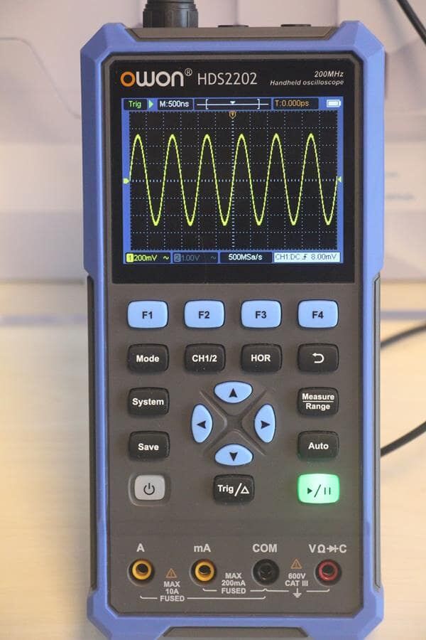 Owon HDS2202 200 MHz El Tipi Osiloskop-Multimetre