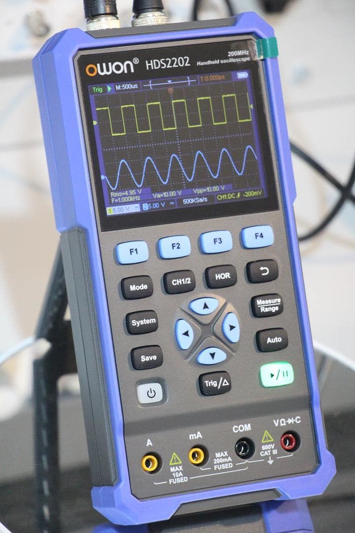 Owon HDS2202 200 MHz El Tipi Osiloskop-Multimetre