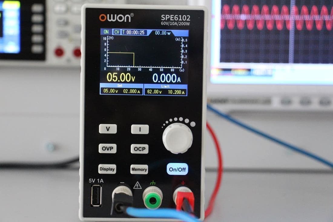 Owon SPE6102 DC Güç Kaynağı 60V/10A 200W