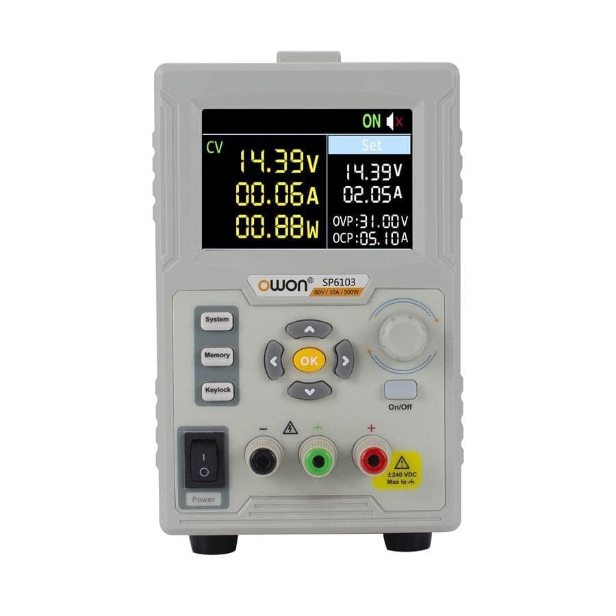 Owon SP6103 DC Güç Kaynağı 60V/10A 300W