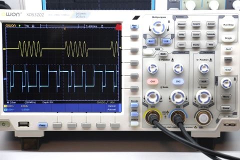 Owon XDS3202F Osiloskop 200MHZ 2 Ch. 8'' Full versiyon