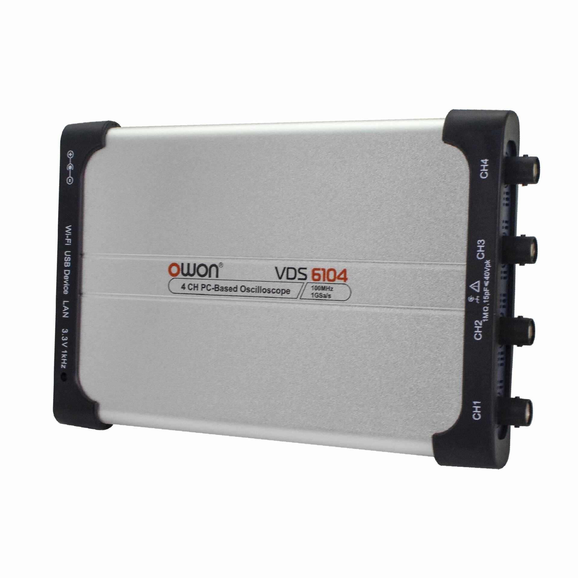 Owon VDS6104 Sanal PC Osiloskop 100 MHz 4 Ch.