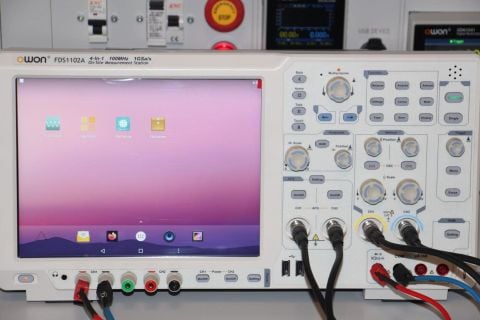 Owon FDS1102A Android Osiloskop Çok Fonksiyonlu 100 MHz 14bit