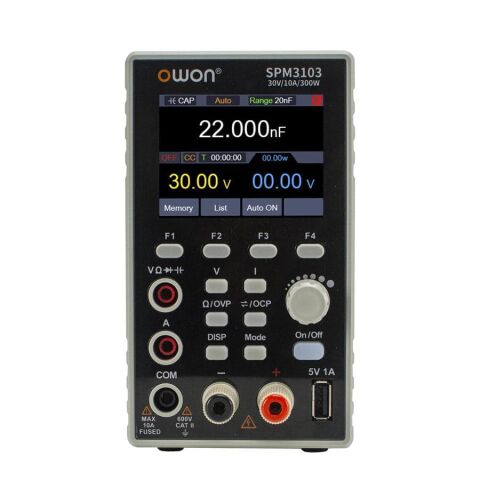 Owon SPM3051 30V/5A 150W DC Güç Kaynağı + Multimetre