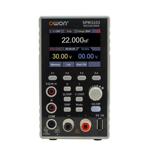 Owon SPM3051 DC Güç Kaynağı + Multimetre 30V/5A 150W