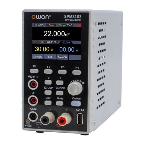 Owon SPM3103 DC Güç Kaynağı + Multimetre 30V/10A 300W