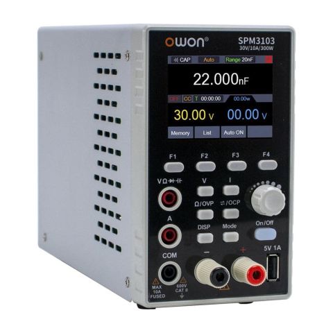 Owon SPM3103 30V/10A 300W DC Güç Kaynağı + Multimetre