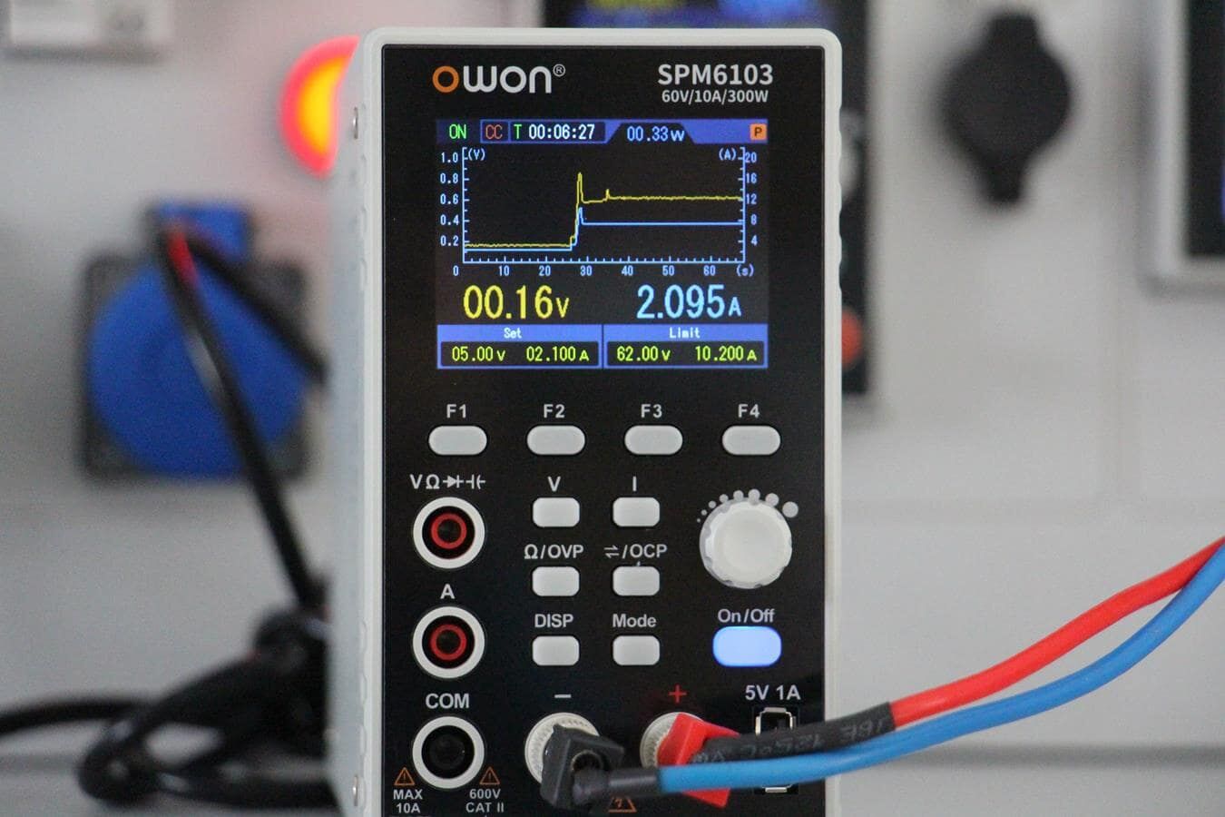 Owon SPM6103 DC Güç Kaynağı + Multimetre 60V/10A 300W