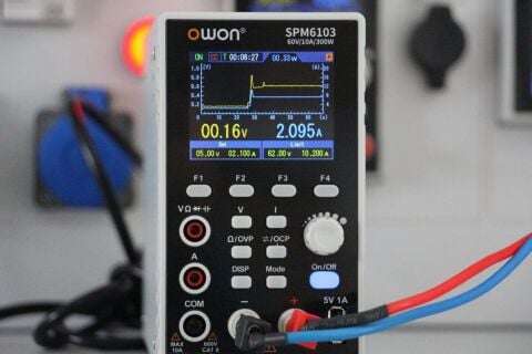 Owon SPM6103 DC Güç Kaynağı + Multimetre 60V/10A 300W
