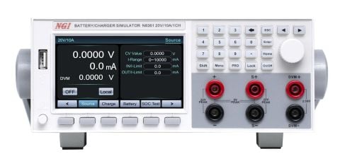 NGI N8361-20-10 Batarya Simülatörü 20V/±10A/200W