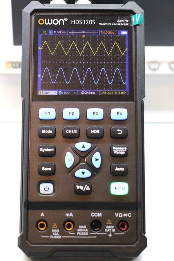 Owon HDS320S 200 MHz El Tipi Osiloskop Mult-30MHz-FonkJen
